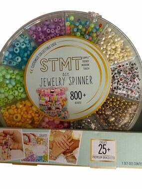 STMT D.I.Y. Jewelry Spinner Bead Kit - Pastel Multicolor